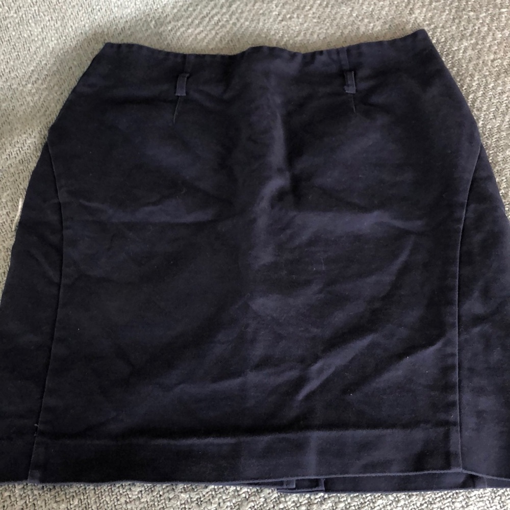 Pretty navy pencil skirt